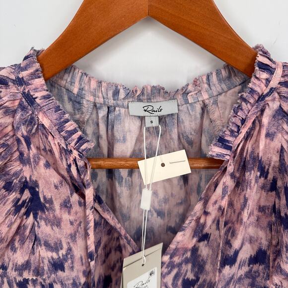 RAILS NWT Karysa Pink Ikat Blouse // S - Picture 6 of 15
